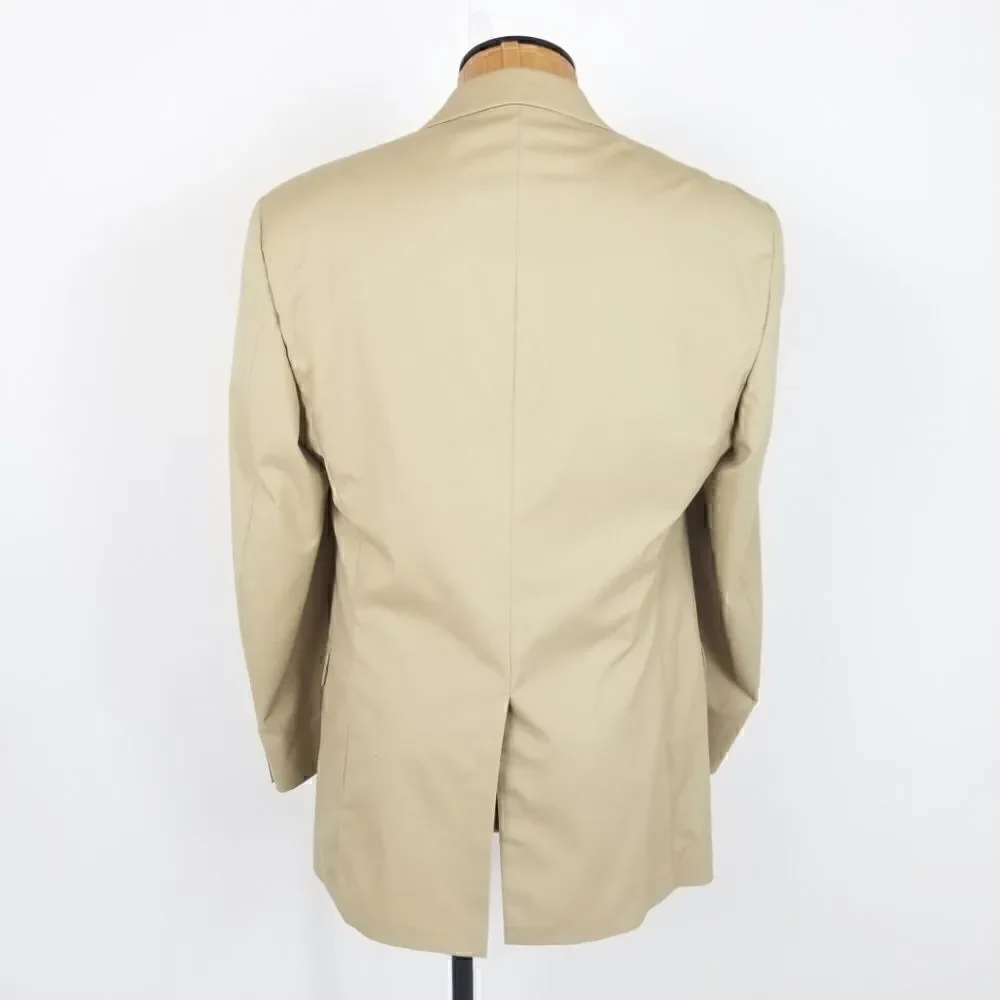 Brooks Brothers Brookscool Poplin Khaki Sport Coat